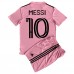Inter Miami Lionel Messi #10 Dětské Oblečení Domácí Dres 2023-24 Krátkým Rukávem (+ trenýrky)